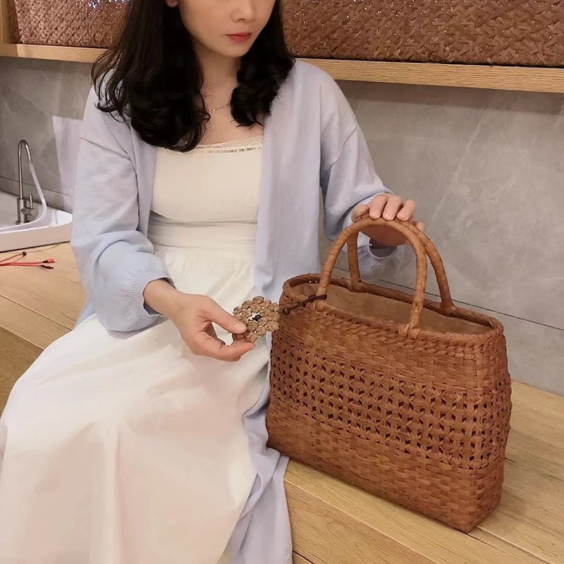 
Wild Grape Vine Basket Bag