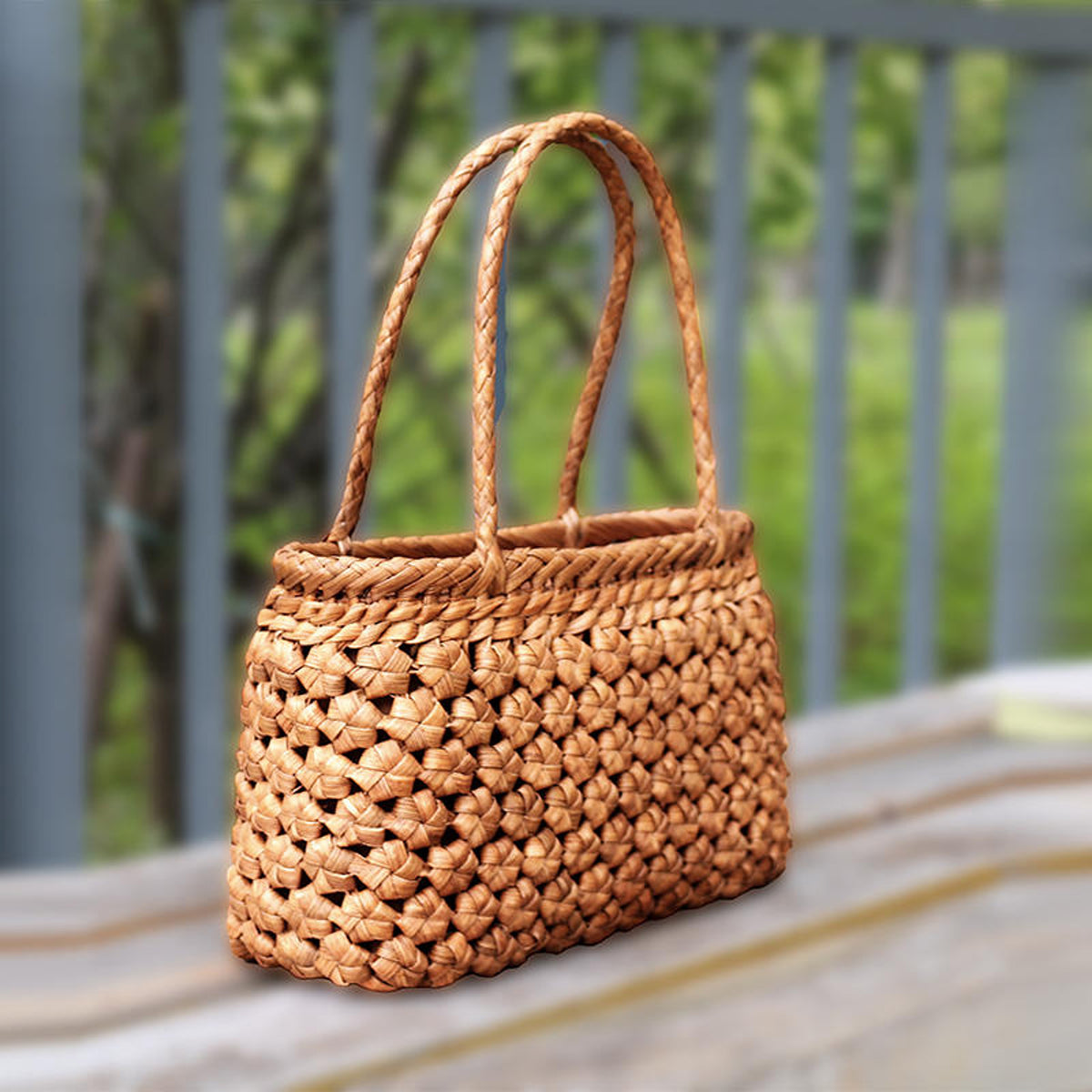 
Wild Grape Vine Basket Bag