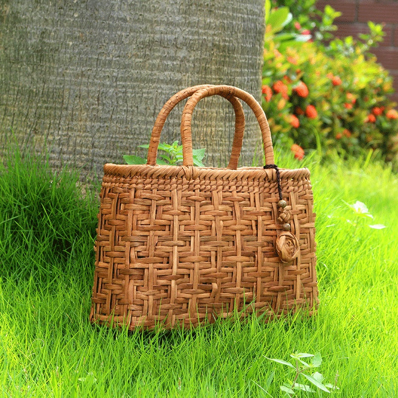 
Wild Grape Vine Basket Bag