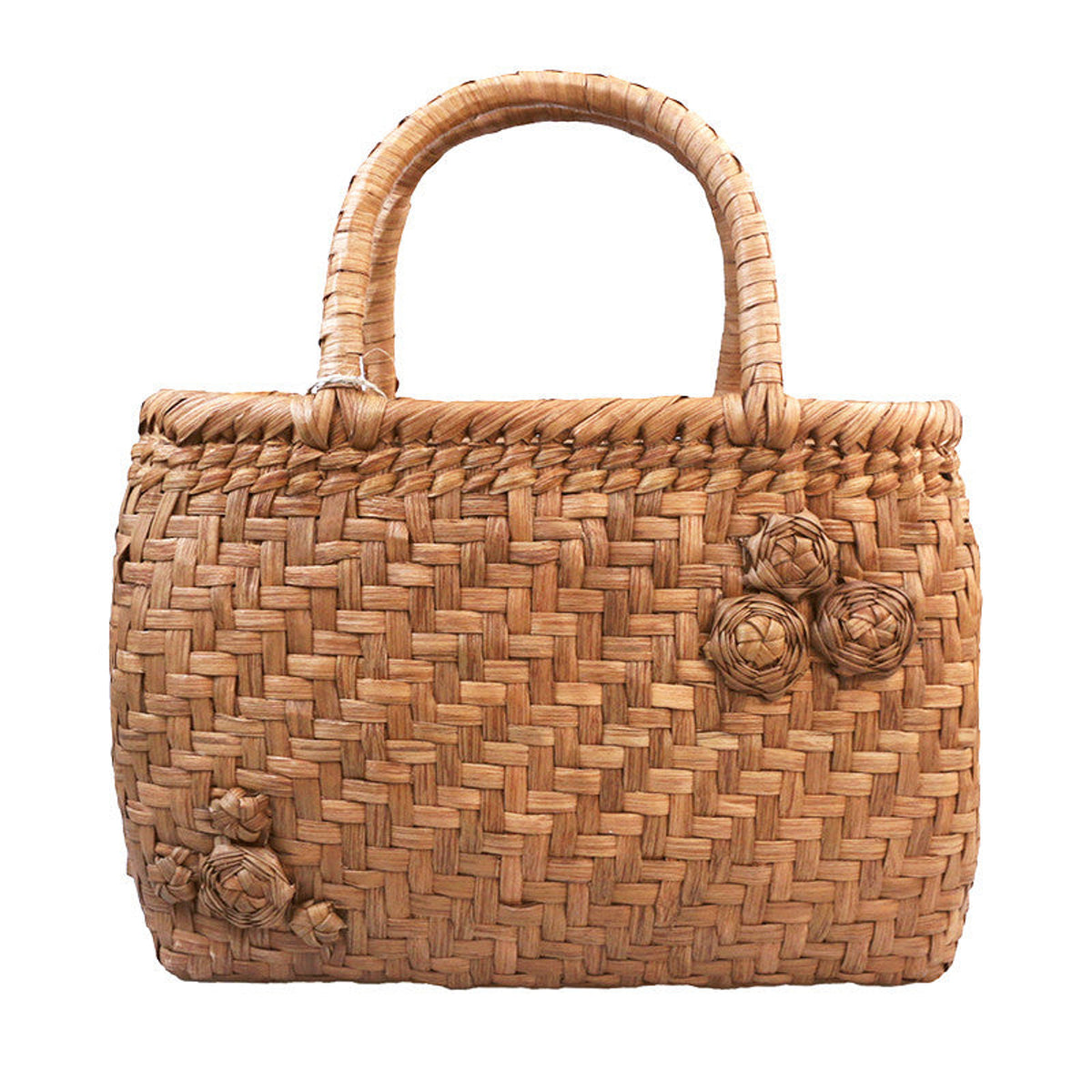 
Facing Roses | Wild Grape Vine Basket Bag