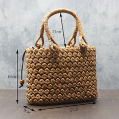5-li weave, scalloped opening / large