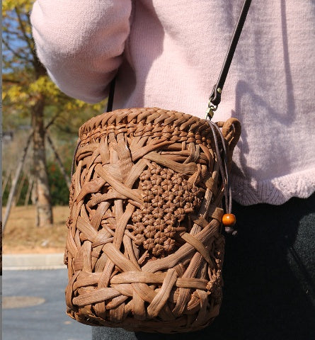 Prosperity Bucket | Wild Grape Vine Bucket Bag