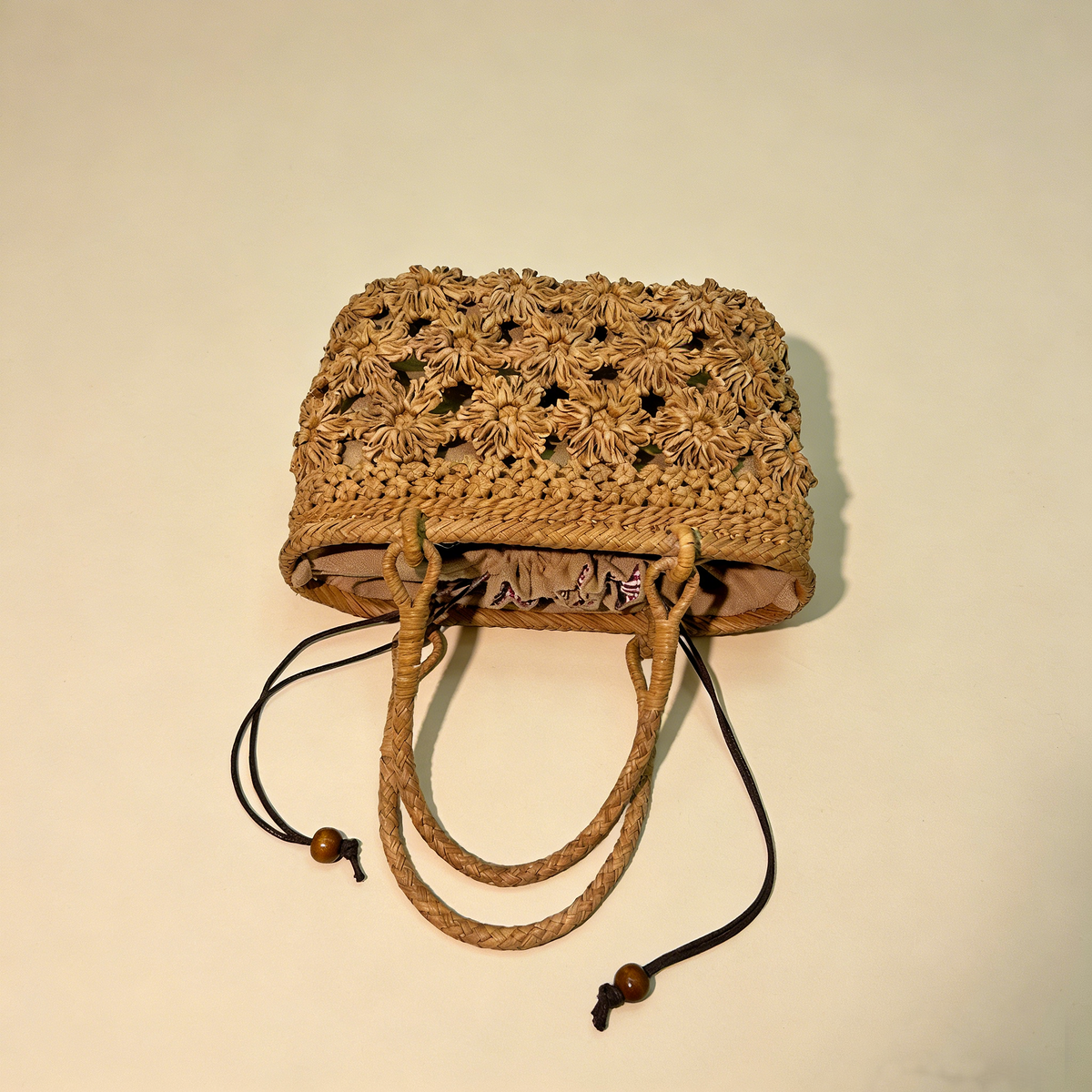 Full-Weave Cherry Blossom Bag | Wild Grape Vine Basket Bag